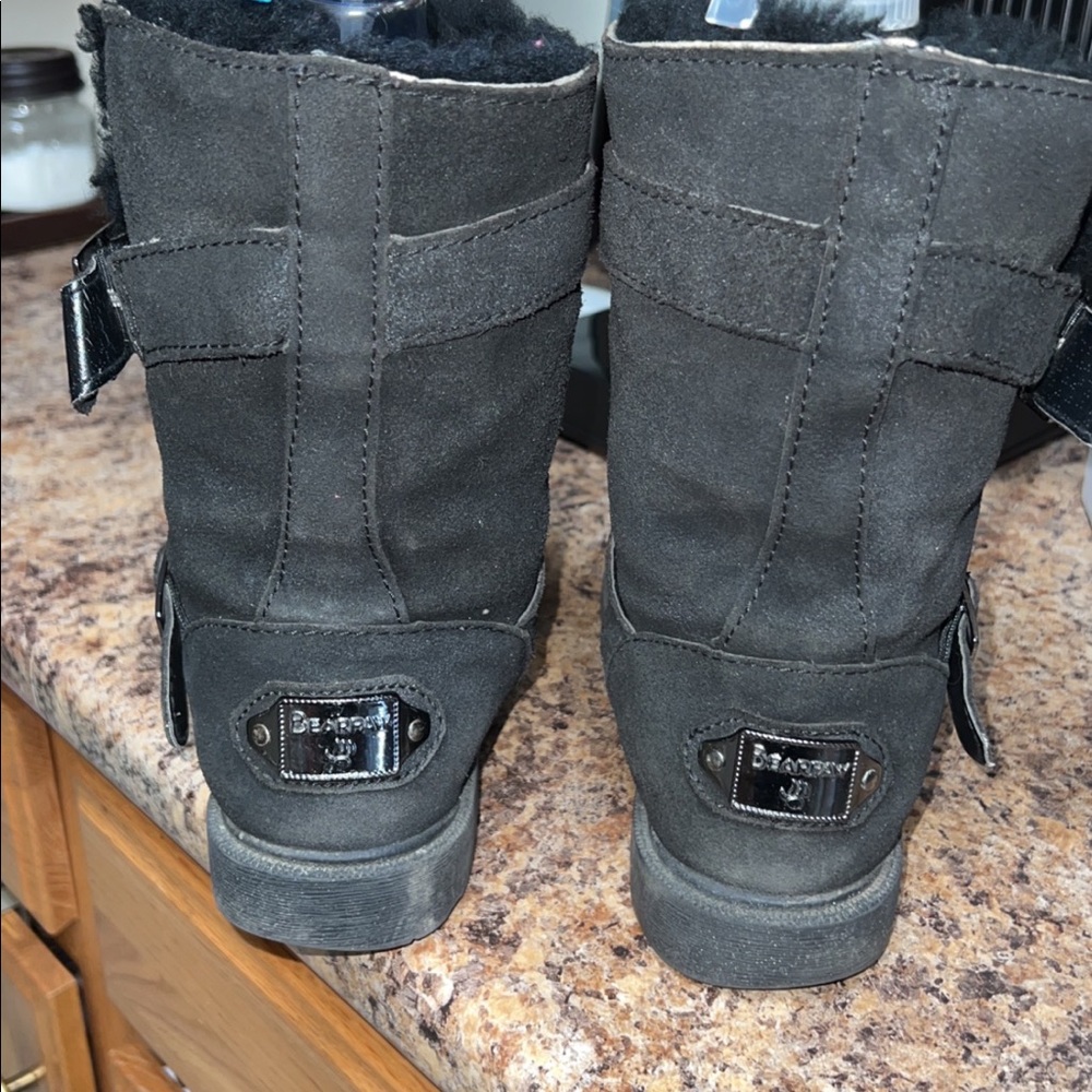Bearpaw Chloe II Leather Sherpa lined boots